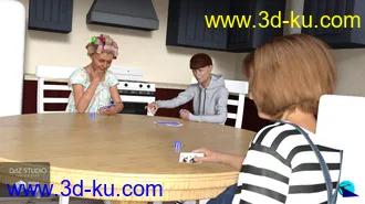 3D打印模型Props & Poses Converter from Genesis 3 Female to Genesis 8 Female的图片