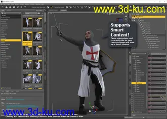 3D打印模型Props & Poses Converter from Genesis 3 Male to Genesis 8 Male的图片
