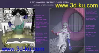 3D打印模型PTF Magic! Shaders and Wearables for Genesis 3 and 8的图片