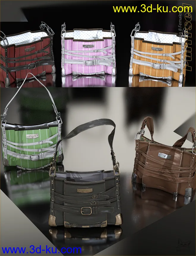 Purrrsed Purse and Poses for Genesis 8 Female(s)模型的图片9