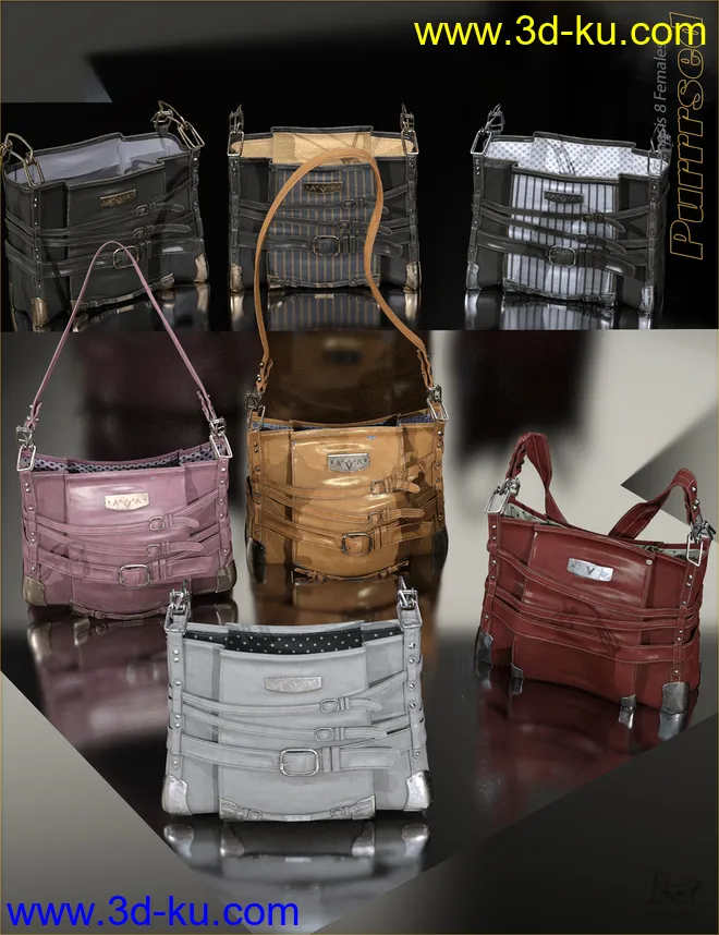 Purrrsed Purse and Poses for Genesis 8 Female(s)模型的图片10