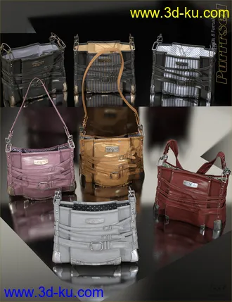 3D打印模型Purrrsed Purse and Poses for Genesis 8 Female(s)的图片