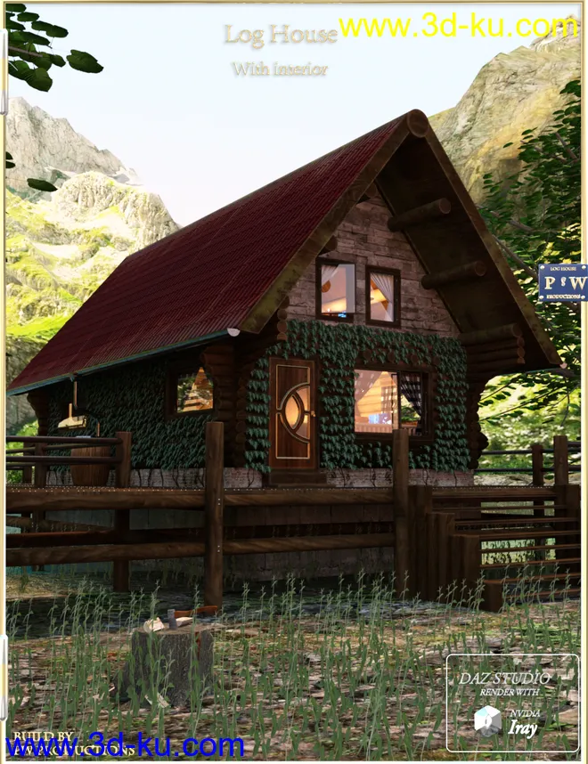 PW Log House模型的图片1