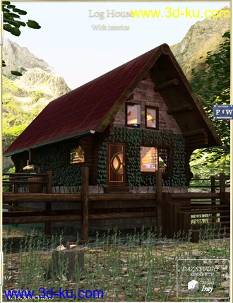 3D打印模型PW Log House的图片
