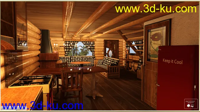 PW Log House模型的图片3
