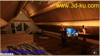 3D打印模型PW Log House的图片