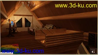 3D打印模型PW Log House的图片