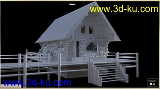 3D打印模型PW Log House的图片
