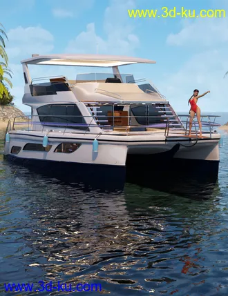 3D打印模型PW Power Catamaran的图片