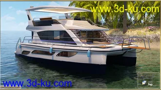 3D打印模型PW Power Catamaran的图片