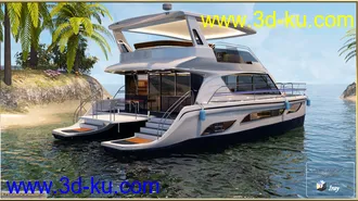 3D打印模型PW Power Catamaran的图片