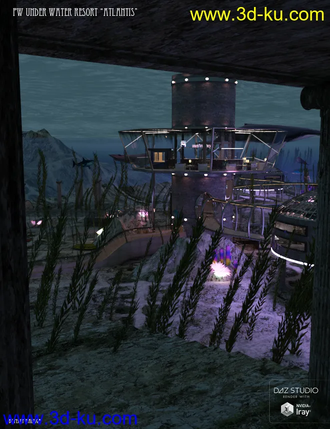 PW Under Water Resort Atlantis模型的图片1