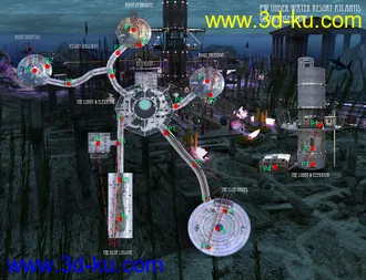 3D打印模型PW Under Water Resort Atlantis的图片