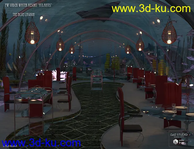 PW Under Water Resort Atlantis模型的图片5