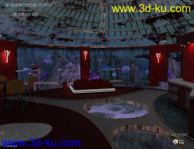 PW Under Water Resort Atlantis模型的图片6