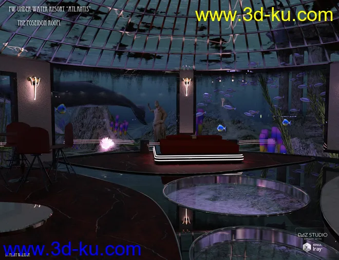 PW Under Water Resort Atlantis模型的图片9