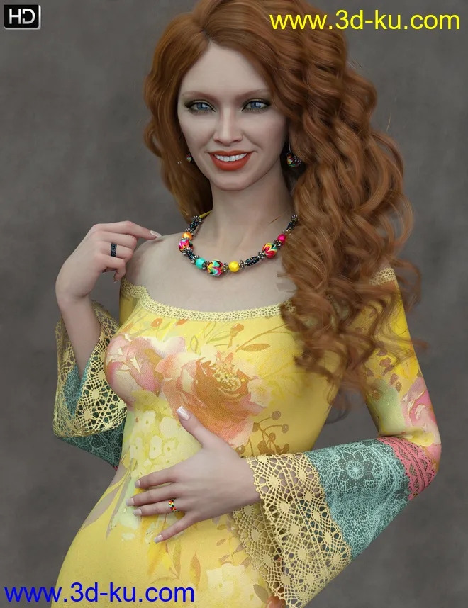 Raakel HD for Genesis 8 Female模型的图片2