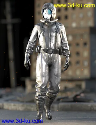 3D打印模型Radioactive Soldier Outfit for Genesis 8 Male(s)的图片