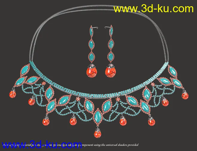 Regal Jewels for Genesis 8 Female(s)模型的图片3