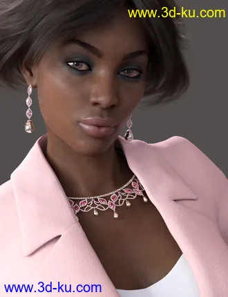 3D打印模型Regal Jewels for Genesis 8 Female(s)的图片