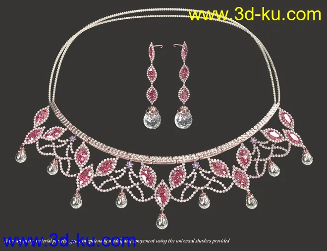 Regal Jewels for Genesis 8 Female(s)模型的图片5