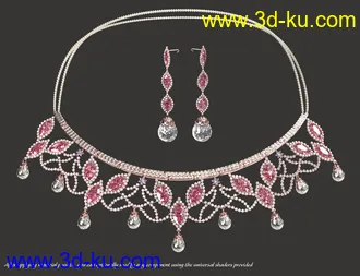 3D打印模型Regal Jewels for Genesis 8 Female(s)的图片