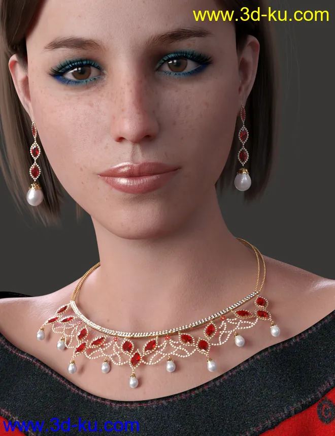 Regal Jewels for Genesis 8 Female(s)模型的图片6