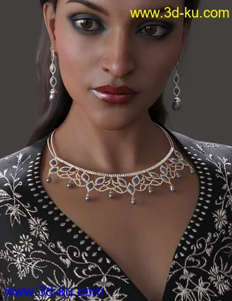 3D打印模型Regal Jewels for Genesis 8 Female(s)的图片