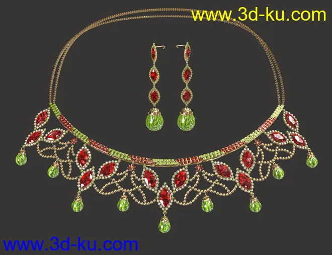 Regal Jewels for Genesis 8 Female(s)模型的图片15