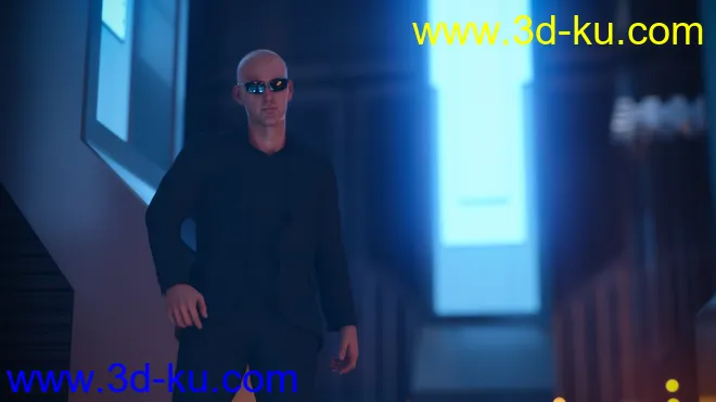 Render In A Box - Scifi Power Room模型的图片5