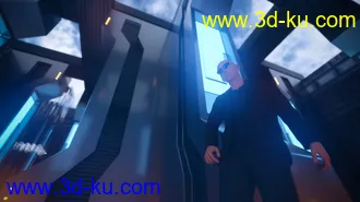 3D打印模型Render In A Box - Scifi Power Room的图片