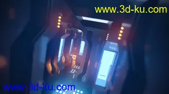 3D打印模型Render In A Box - Scifi Power Room的图片