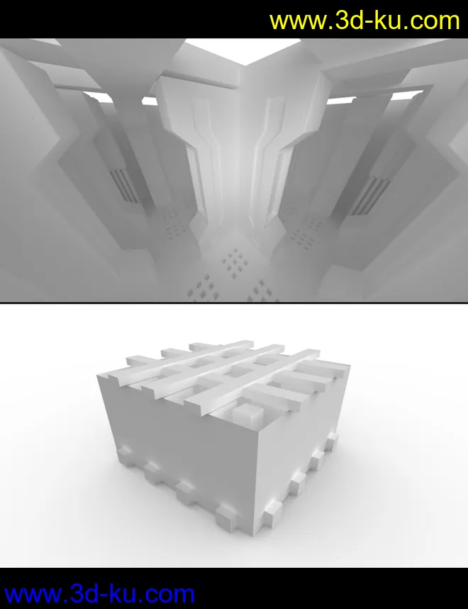 Render In A Box - Scifi Power Room模型的图片14