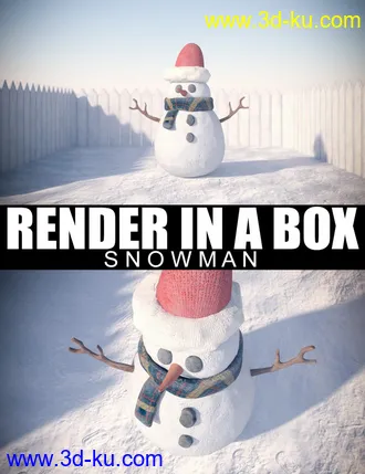 3D打印模型Render In A Box - Snowman的图片