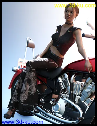 3D打印模型Retro Style Outfit for Genesis 8 Female(s)的图片