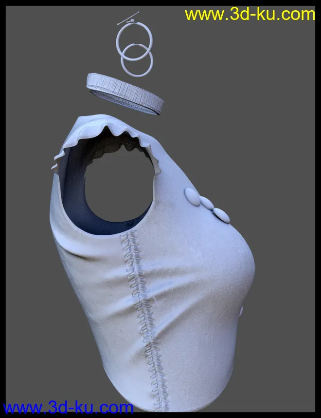 Retro Style Outfit for Genesis 8 Female(s)模型的图片14