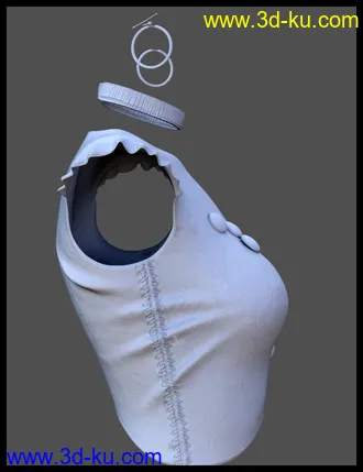 3D打印模型Retro Style Outfit for Genesis 8 Female(s)的图片