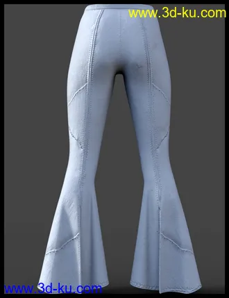 3D打印模型Retro Style Outfit for Genesis 8 Female(s)的图片