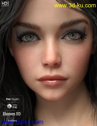 3D打印模型Rhonwen HD For Genesis 8 Female的图片