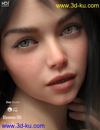 3D打印模型Rhonwen HD For Genesis 8 Female的图片
