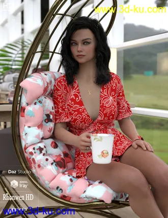 3D打印模型Rhonwen HD For Genesis 8 Female的图片