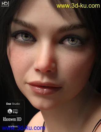 3D打印模型Rhonwen HD For Genesis 8 Female的图片