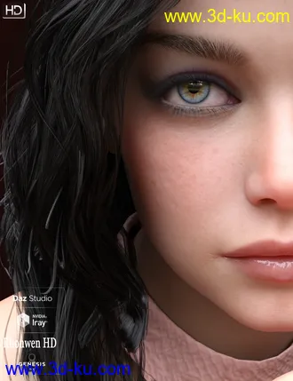 3D打印模型Rhonwen HD For Genesis 8 Female的图片