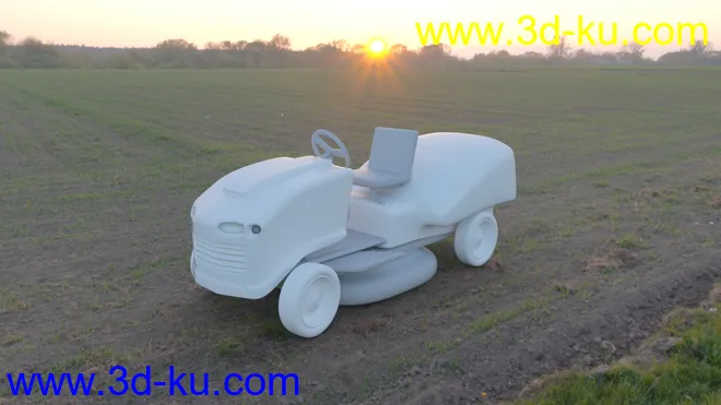 Riding Mower For Iray模型的图片3