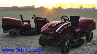 3D打印模型Riding Mower For Iray的图片