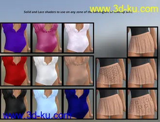 3D打印模型Riviera Swim for Genesis 8 Female(s)的图片