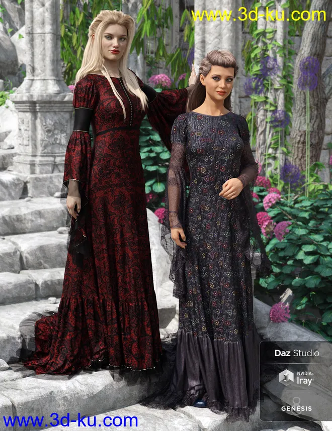 Rochelle Gown - Captivating模型的图片1