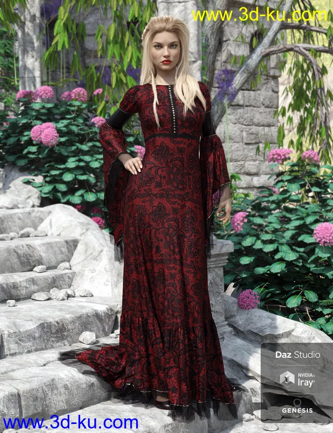 Rochelle Gown - Captivating模型的图片2