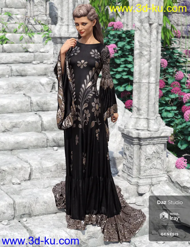 Rochelle Gown - Captivating模型的图片7