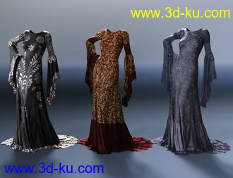 3D打印模型Rochelle Gown - Captivating的图片